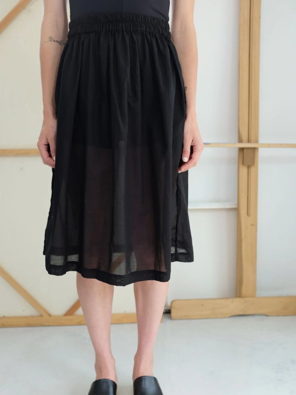 Beklina Fuggiamo Skirt Black